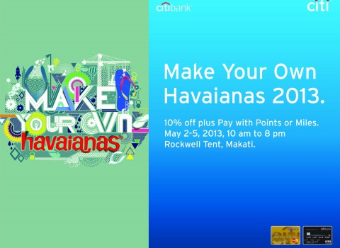 Citibank at Make Your Own Havaianas May 2013