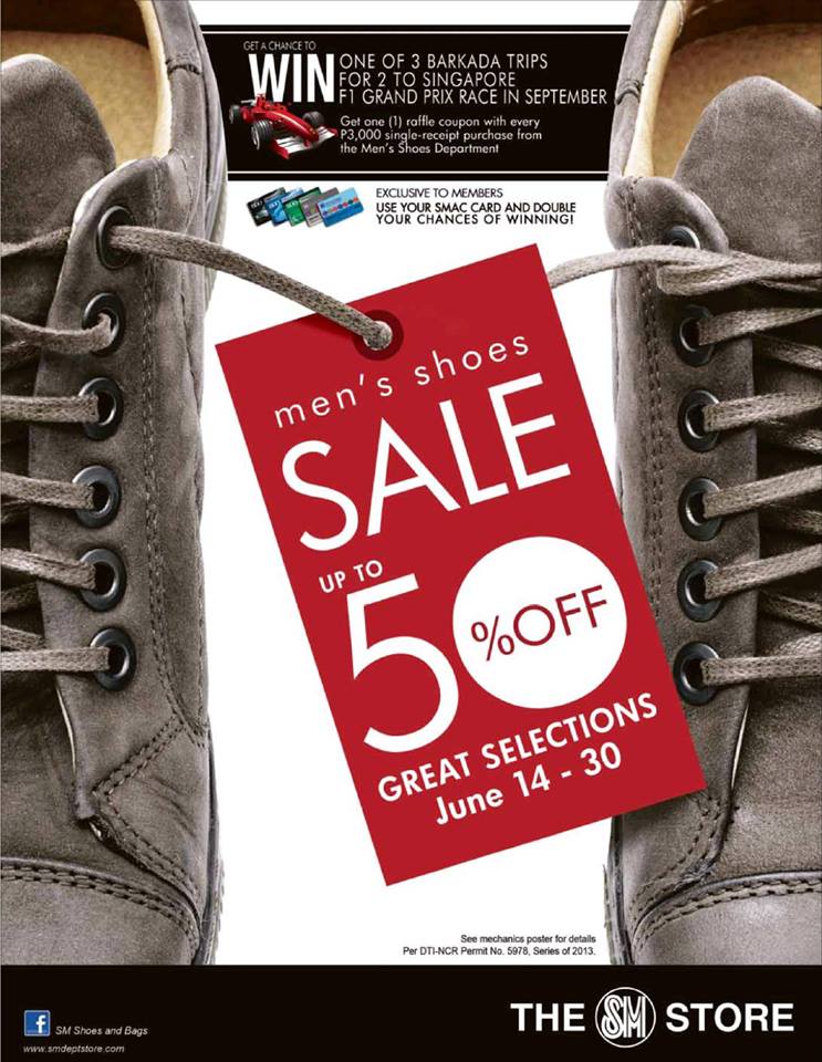 The SM Store Men&#39;s Shoes Sale June 2013 | Manila On Sale
