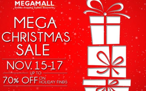 SM Megamall Mega Christmas Sale: November 15 – 17, 2013