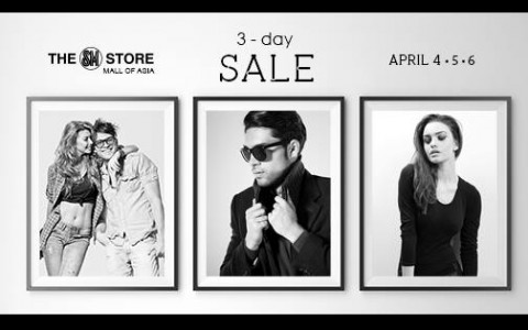 The SM Store 3-Day Sale April 2014