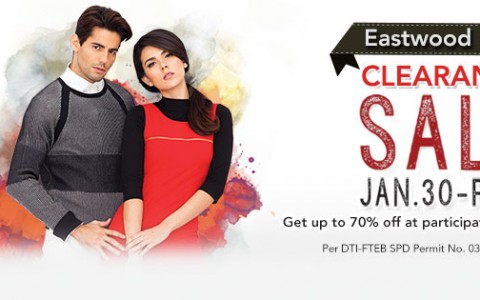 Eastwood City Clearance Sale January - February 2015