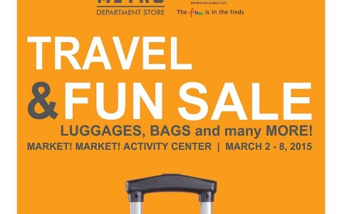 Metro Department Store Travel and Fun Sale @ Market Market March 2015