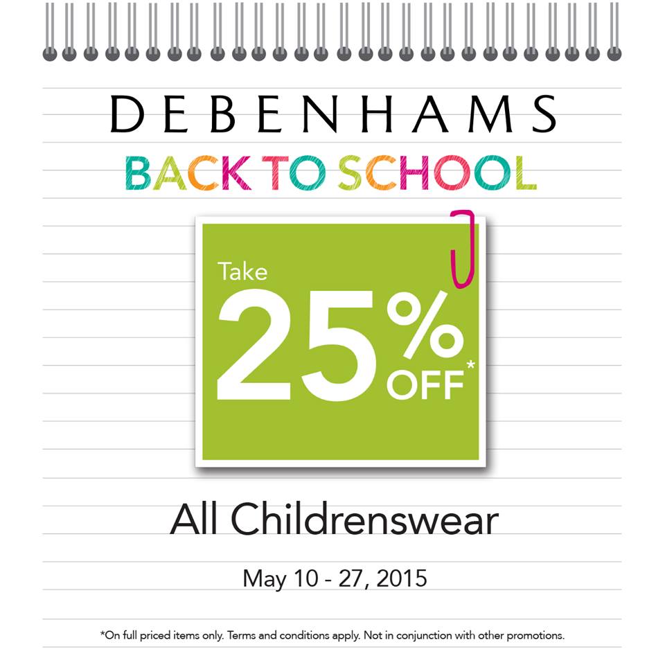 Debenhams Childrenswear Sale May 2015 | Manila On Sale