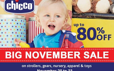 Chicco Big November Sale @ Glorietta 5 Atrium November 2015