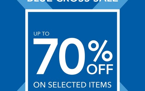 Debenhams Blue Cross Sale October - November 2015