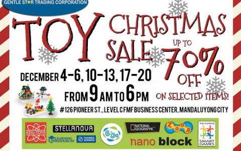 GST Toy Christmas Sale @ FMF Business Center December 2015