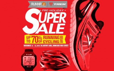 Runnr x Trek Pre-Holiday Super Sale @ Bonifacio High Street November 2015