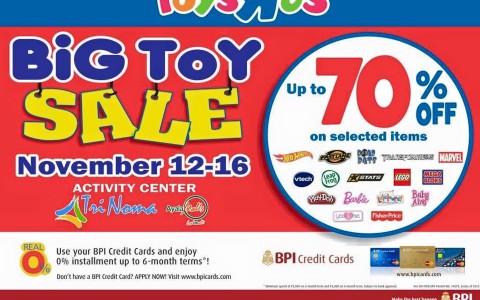 Toys R Us Big Toy Sale @ Trinoma Activity Center November 2015