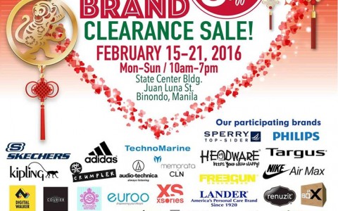 The Big Brand Clearance Sale @ State Center Building February 2016