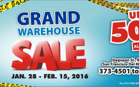 Western Appliances Grand Warehouse Sale February 2016