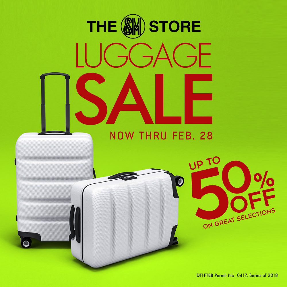 The SM Store Luggage Sale | Manila On Sale