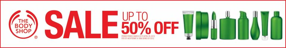 Body shop summer sale march 2012