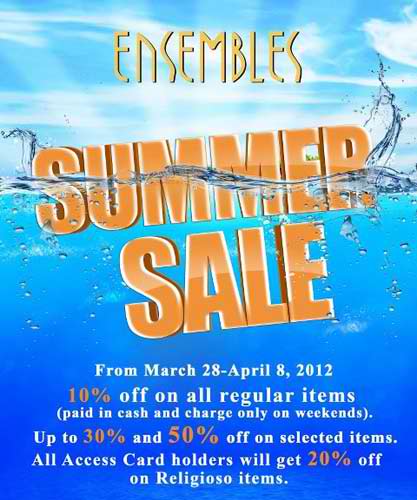 Ensembles Summer Sale 2012