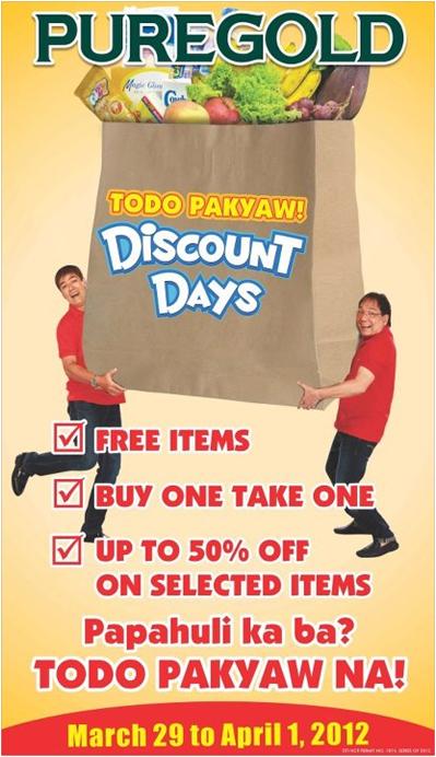 Puregold Discount Days 2012