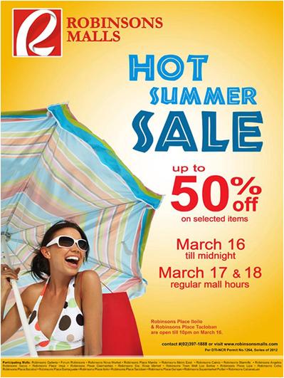 Robinsons Hot Sale 2012 poster