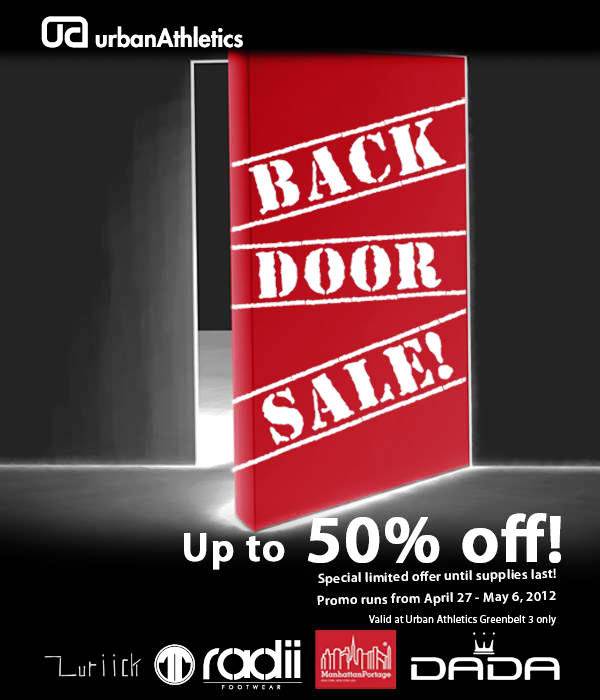 Urban Athletics Back Door Sale 2012