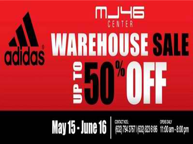 Adidas Warehouse Sale May 2012