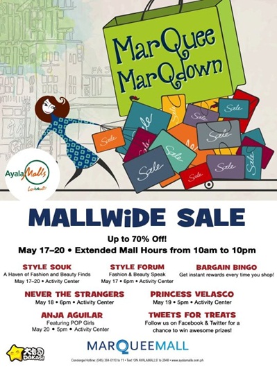 Marquee Mall Marqdown Sale May 2012