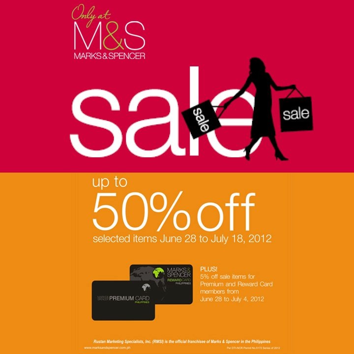 Marks and Spencer End of Season Sale June - July 2012