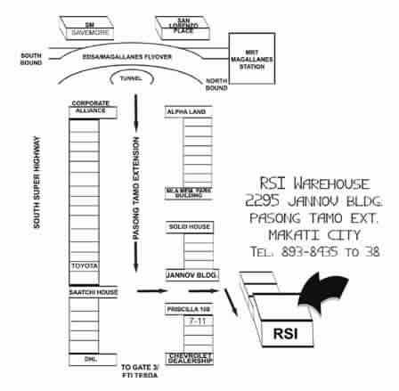 RSI Warehouse Map