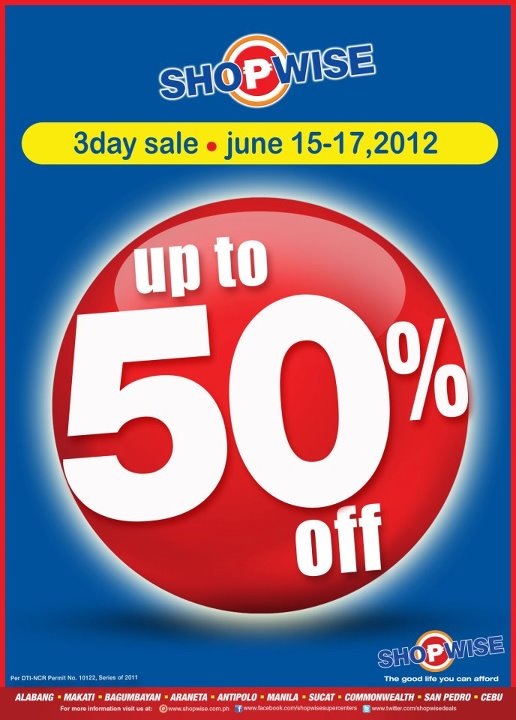 Shopwise Sale June 2012