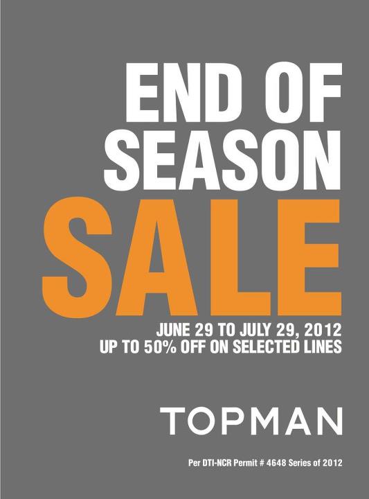 Topman End of Season Sale June 2012