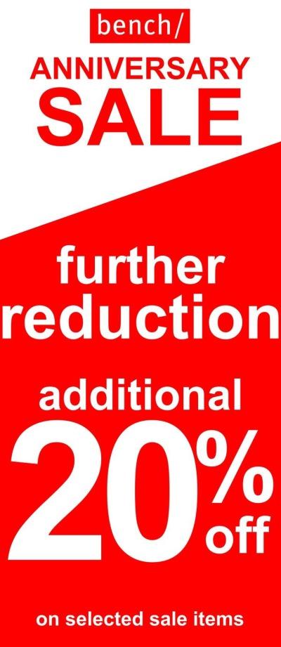 Bench Further Reductions Sale July 2012