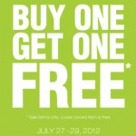 Dorothy Perkins Buy 1 Get 1 FREE promo July 2012