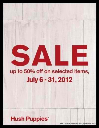 Hush Puppies Sale July 2012