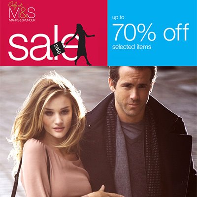 Marks and Spencer Further Reduction Sale July - August 2012