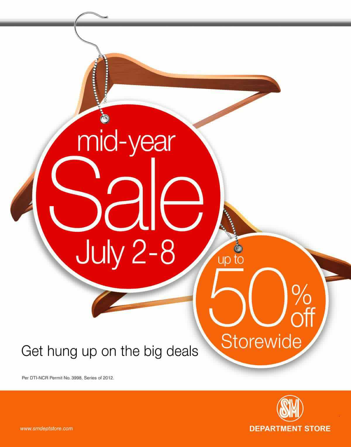 SM Department Store Mid-Year Sale July 2012