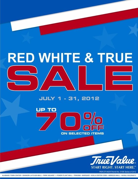 True Value Sale July 2012