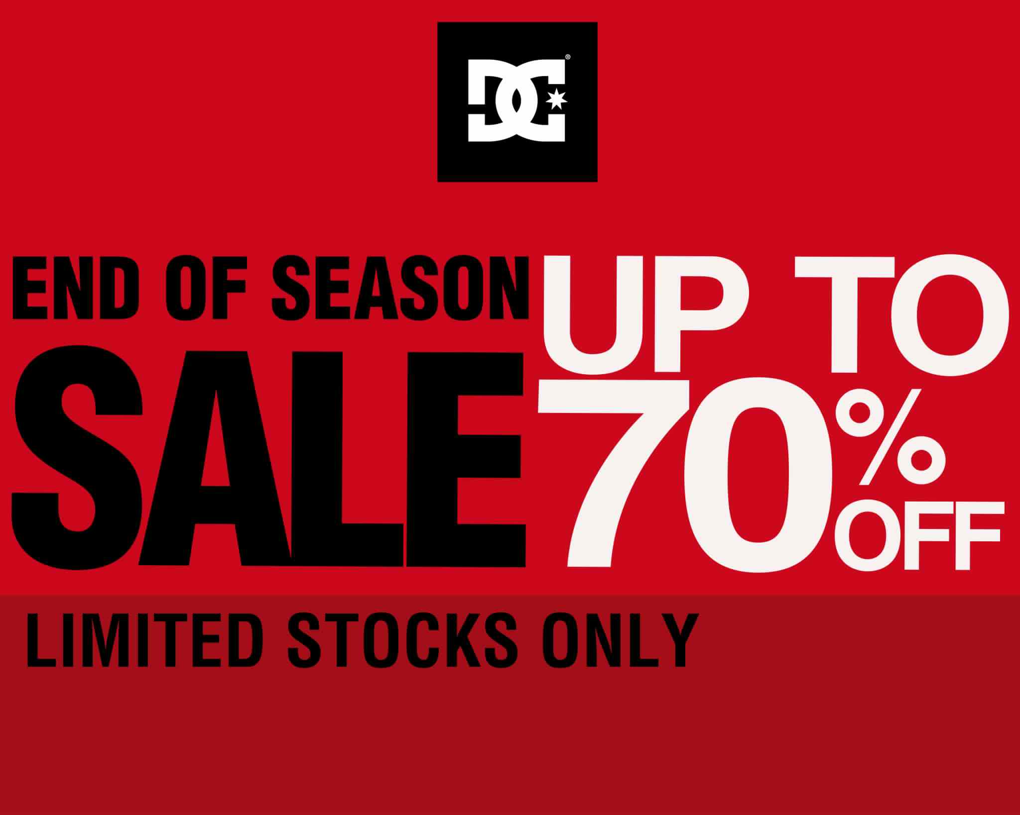 DC Shoes End of Season Sale August 2012