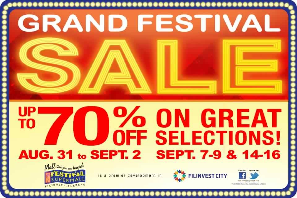 Festival Mall Sale August - September 2012