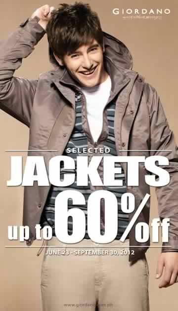 Giordano Jackets Sale August 2012