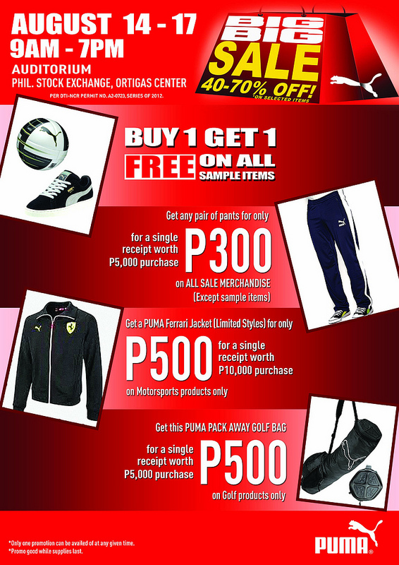 Puma Sale @ Philippine Stock Exchange August 2012