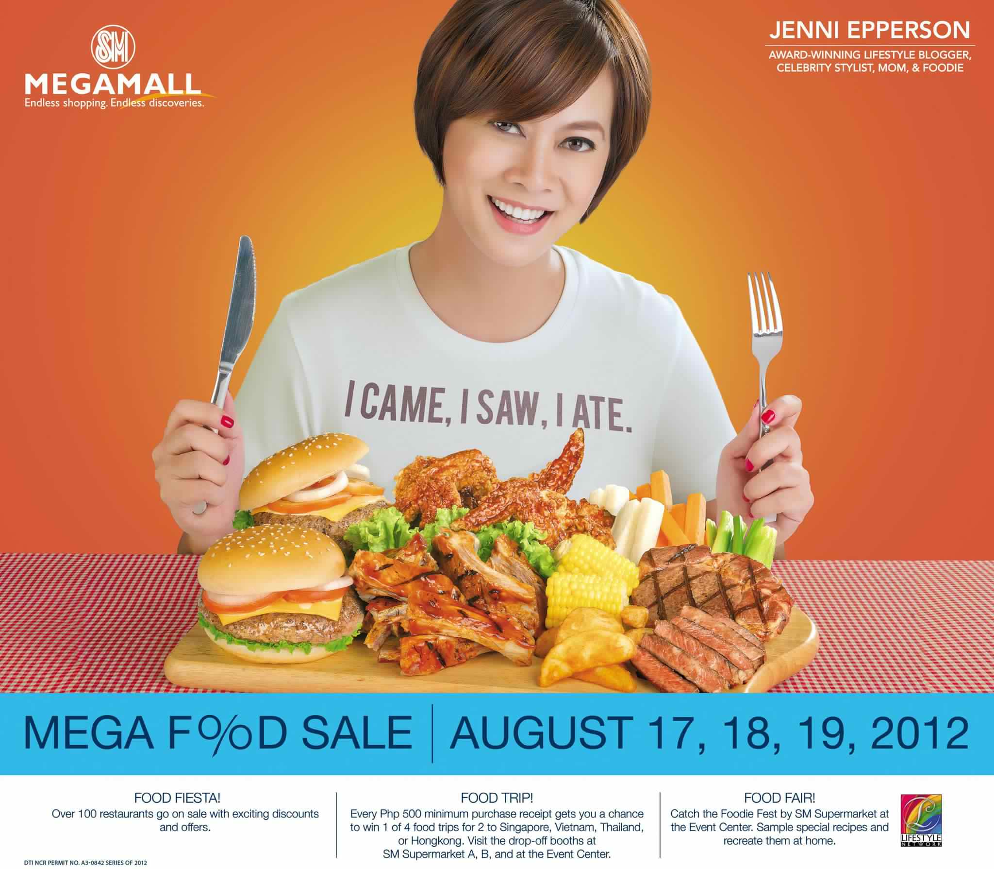 SM Megamall Mega Food Sale August 2012