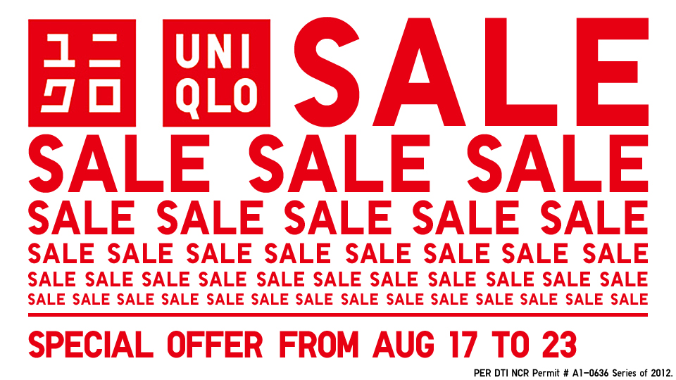 Uniqlo Sale August 2012