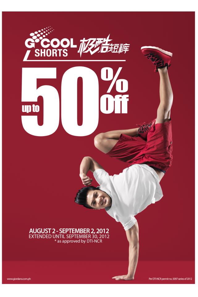 Giordano Shorts Sale September 2012