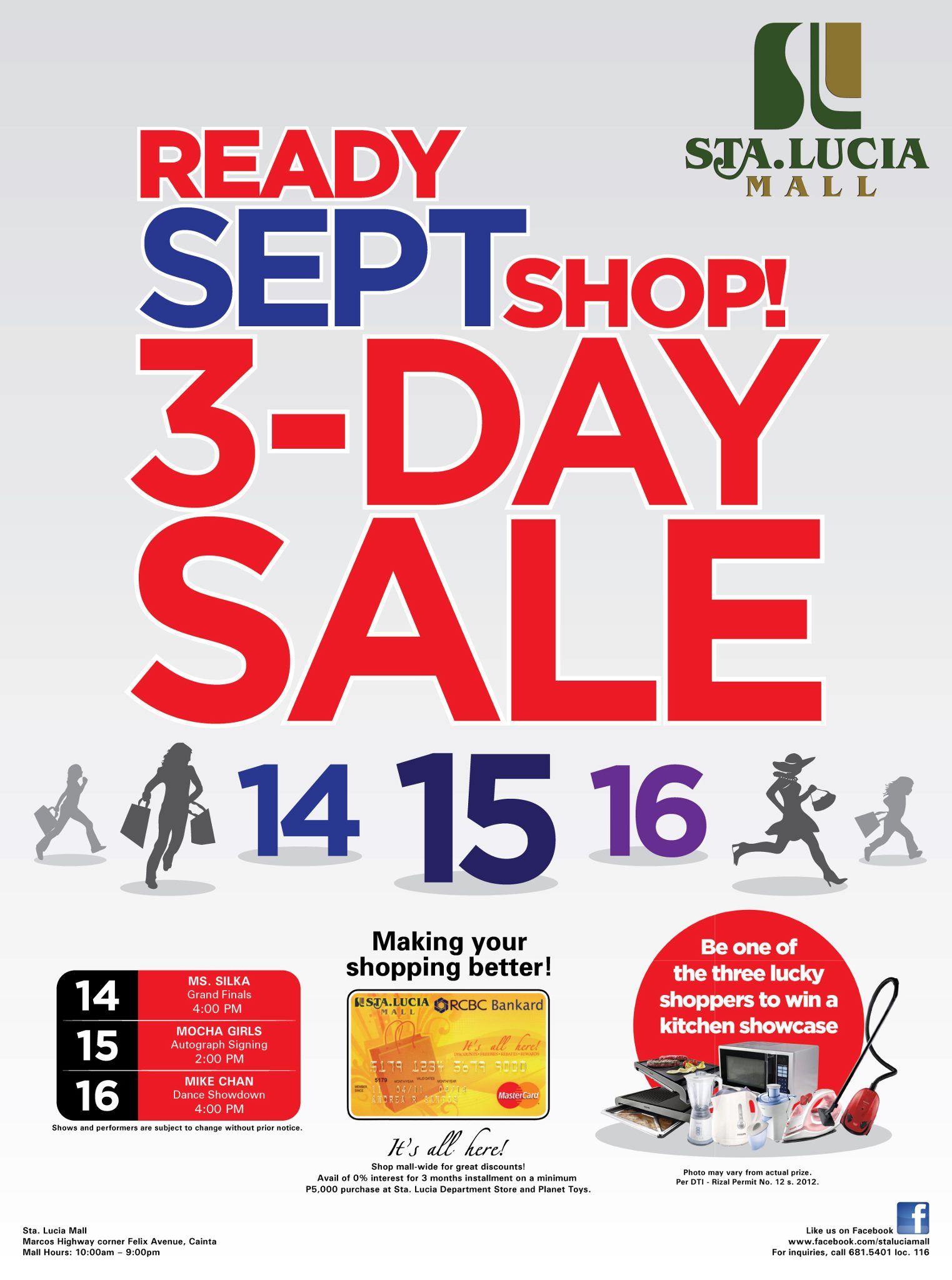 Sta. Lucia 3-Day Sale September 2012