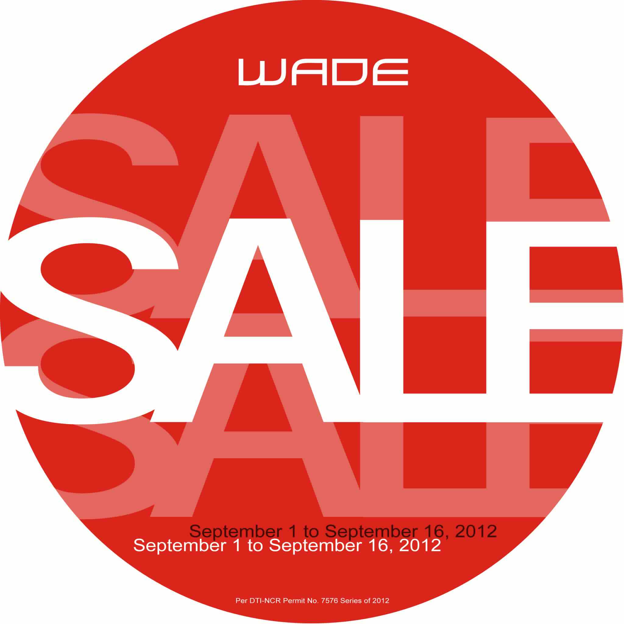 Wade Shoes Sale September 2012