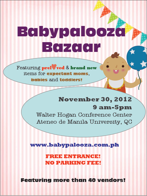 Babypalooza Bazaar November 2012