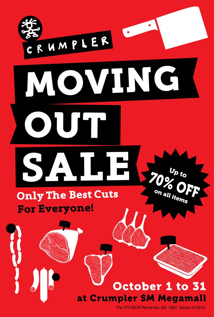 Crumpler SM Megamall Moving Out Sale October 2012