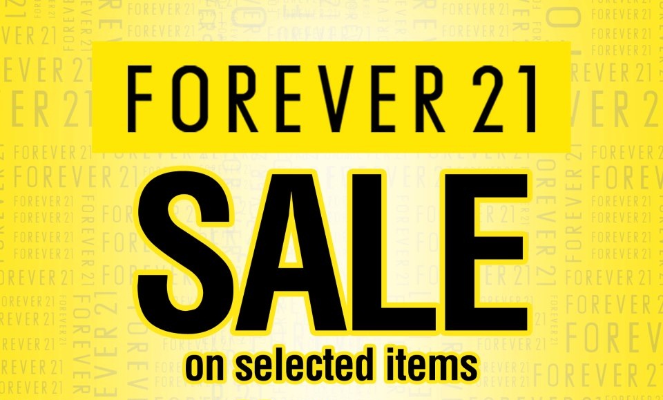 Forever 21 Pre-Holiday Sale @ SM Megamall October - November 2012