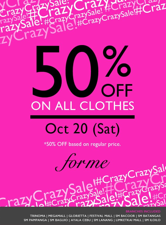 ForMe Crazy Sale October 2012