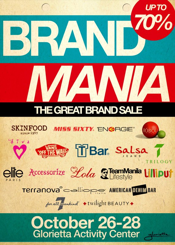 Glorietta Brand Mania Sale October 2012