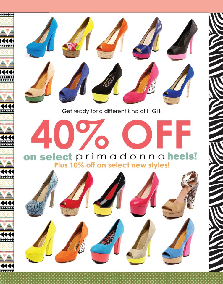 Primadonna Shoes Sale October 2012