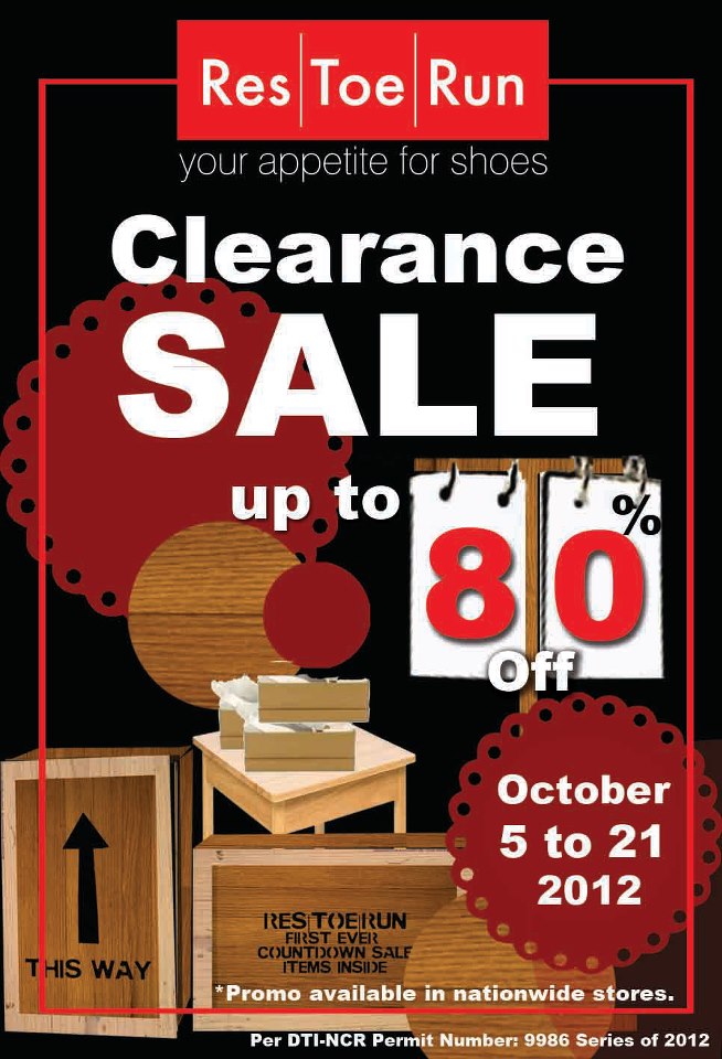 Res|Toe|Run Clearance Sale October 2012