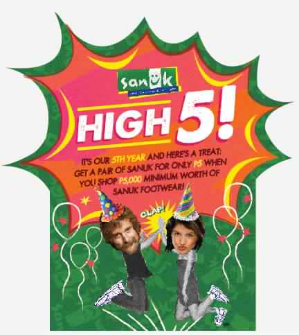 Sanuk High 5 Birthday Treat October 2012