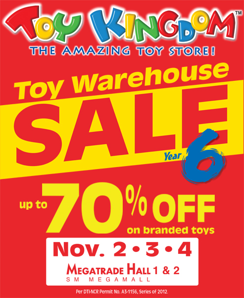 Toy Kingdom Warehouse Sale @ SM Megatrade Hall November 2012